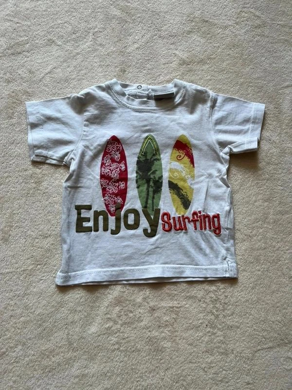 lot of 7 baby t-shirts – 12 months – photo 2